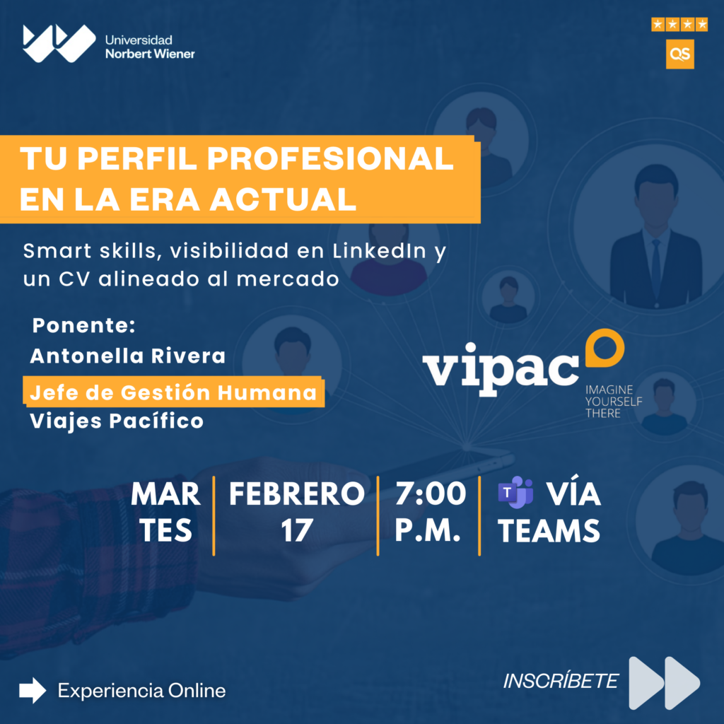 Charla: Tu perfil profesional en la era actual