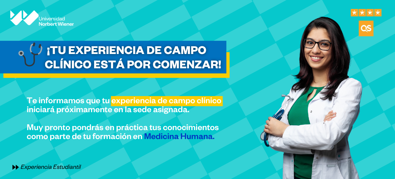 ¡Tu experiencia de campo clínico está lista!