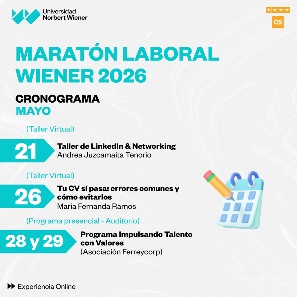 🎯 ¡Llega la Maratón Laboral Wiener 2026! 🚀💼