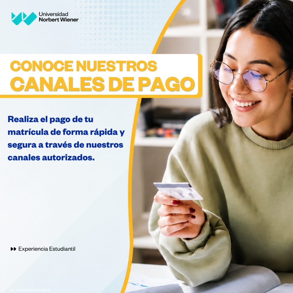 Conoce nuestros canales de pago 💳