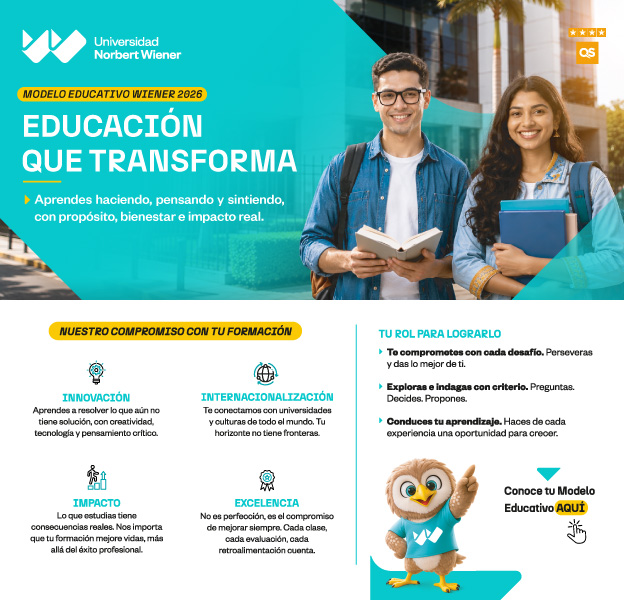 Conoce el Modelo Educativo Wiener 2026: educación que transforma